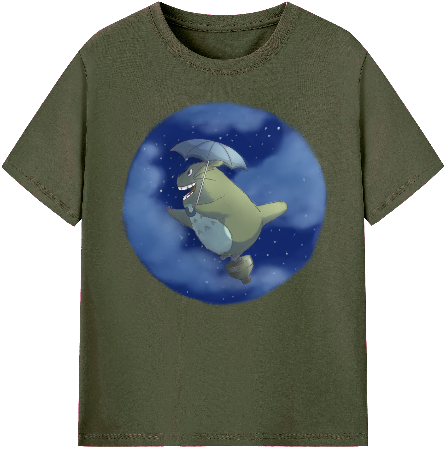 （画像用） となりのトトロ 草壁メイ 草壁サツキ My Neighbor Totoro Satsuki Kusakabe Mei Kusakabe 綿100％ メンズ半袖Tシャツ｜肌触りやわらか＆通気性